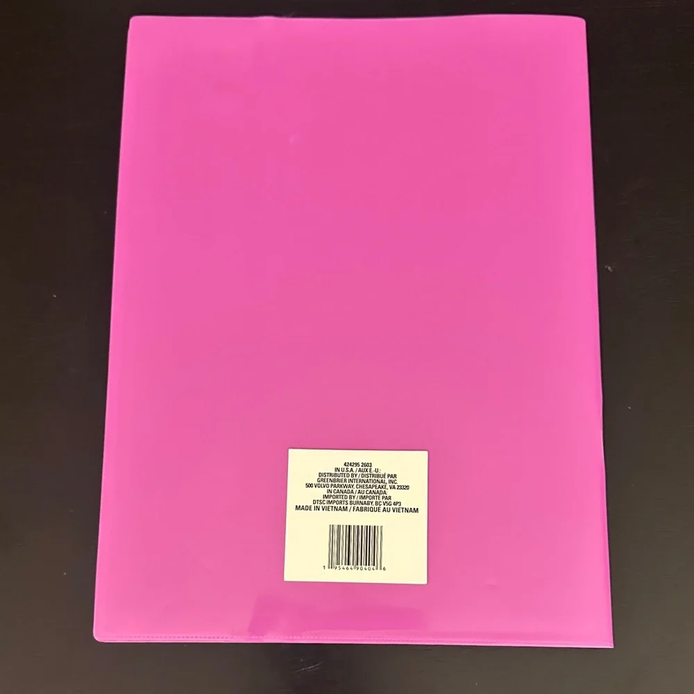 2027 Planner large Pink Hardcover Notebook